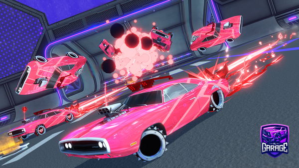 A Rocket League car design from Mokebe