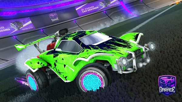 A Rocket League car design from UNMassivE