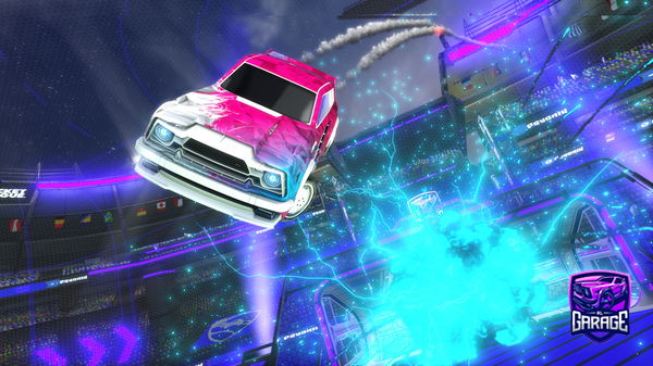 A Rocket League car design from hottiemcshottie