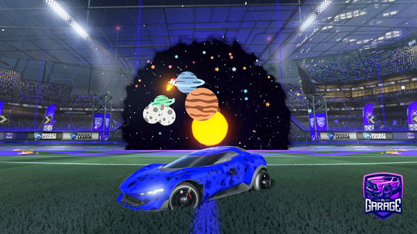 A Rocket League car design from GOGOEH