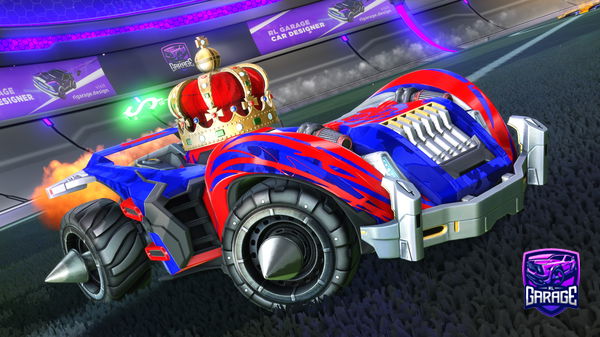 A Rocket League car design from BATTLE_Monkey20