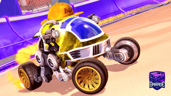 A Rocket League car design from zombaYt