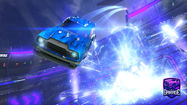A Rocket League car design from Xicollini