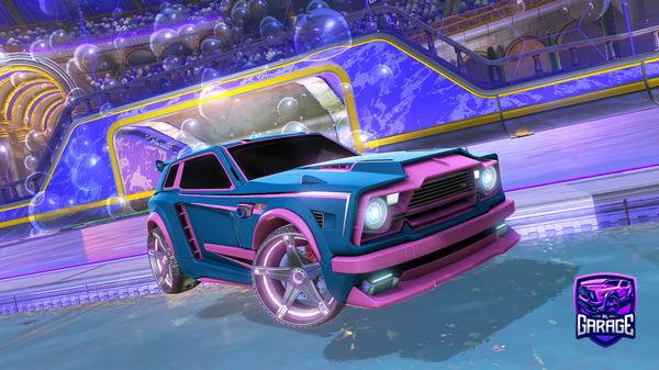 A Rocket League car design from carbonario