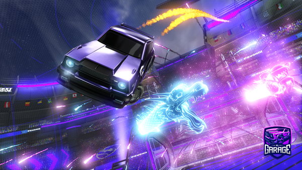 A Rocket League car design from Gwucatson