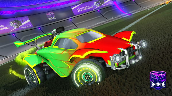 A Rocket League car design from kokoseq_