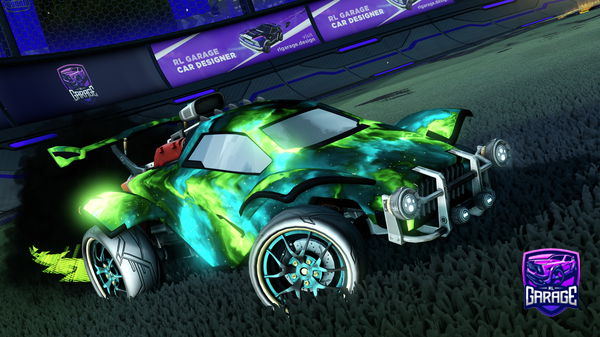 A Rocket League car design from ItBeSwift