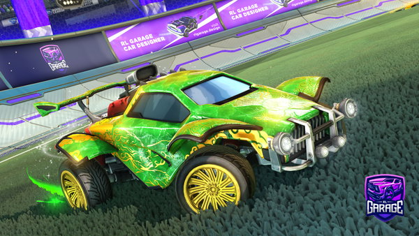 A Rocket League car design from FlaHk0