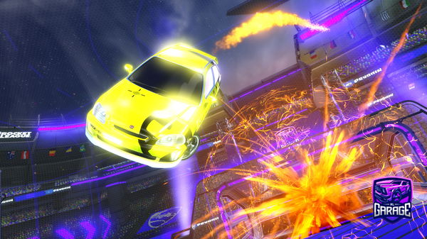 A Rocket League car design from StratoDrift