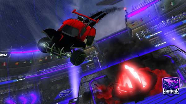 A Rocket League car design from fak3t0m