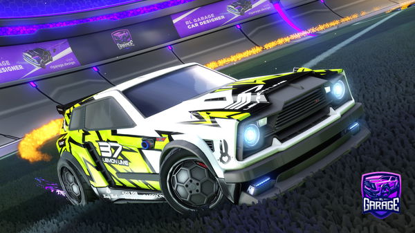 A Rocket League car design from yaourt_
