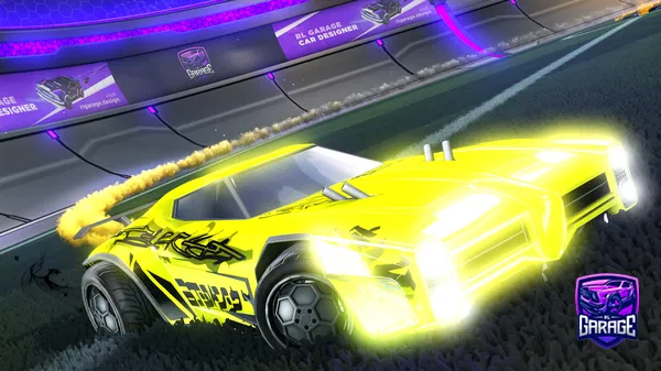 A Rocket League car design from laclaquettee