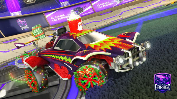 A Rocket League car design from flowey5