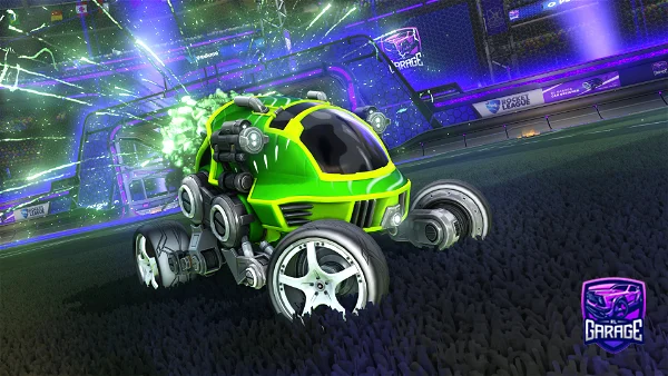 A Rocket League car design from Freshbeets