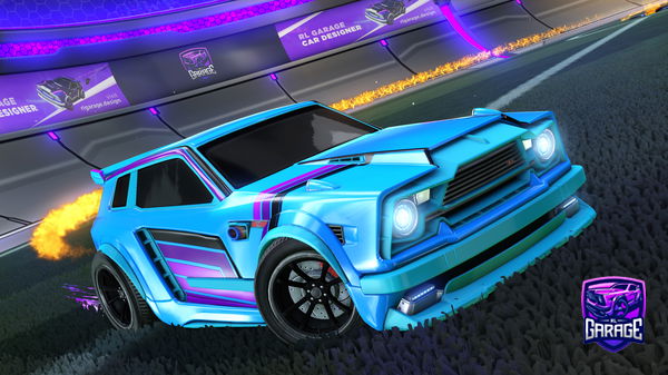 A Rocket League car design from bugxxithola