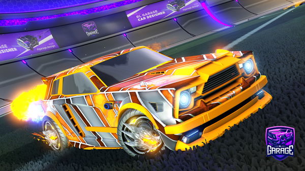 A Rocket League car design from sebyboy34