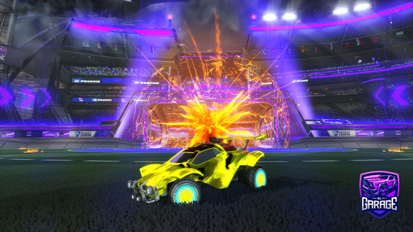 A Rocket League car design from hsjfjsjnsnd