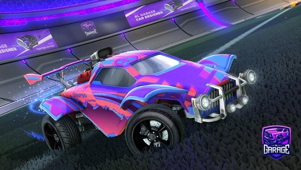 A Rocket League car design from hepy579