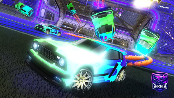 A Rocket League car design from ThaRealTeichi