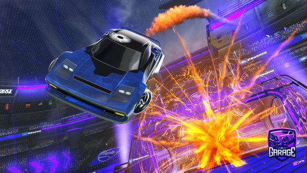 A Rocket League car design from kikiriii