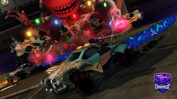 A Rocket League car design from Stevecreeper9