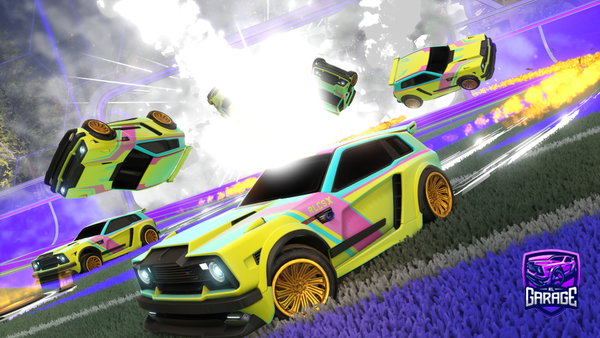 A Rocket League car design from Squishy3800