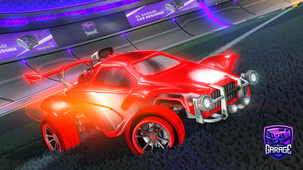 A Rocket League car design from BallFamous