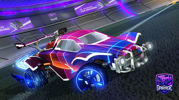 A Rocket League car design from infinyty