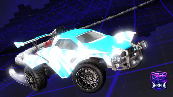 A Rocket League car design from Jcompo