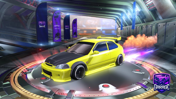 A Rocket League car design from Wixuzer