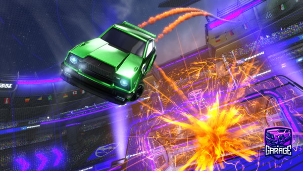 A Rocket League car design from Canzyyy