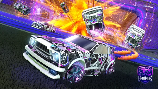 A Rocket League car design from FlamingoING0