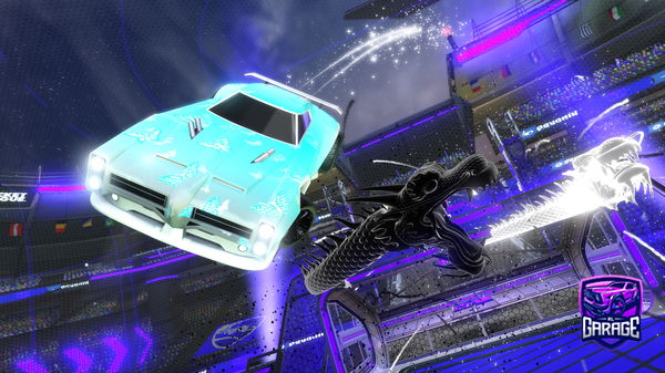 A Rocket League car design from BLACKFORCES