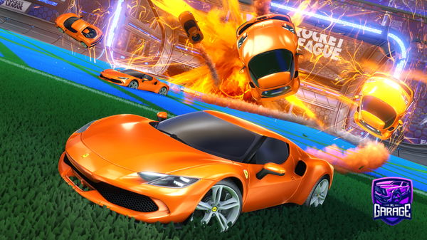 A Rocket League car design from Hg11