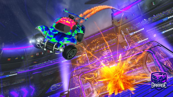 A Rocket League car design from TheForestGreenDino