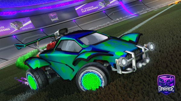 A Rocket League car design from Vexzy_AU