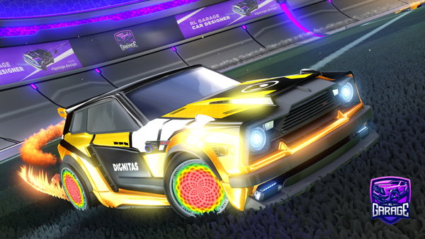 A Rocket League car design from Void_blk