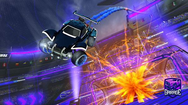 A Rocket League car design from spiderflow6730