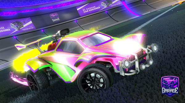 A Rocket League car design from Drrmless