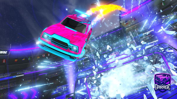 A Rocket League car design from BlossomedXD