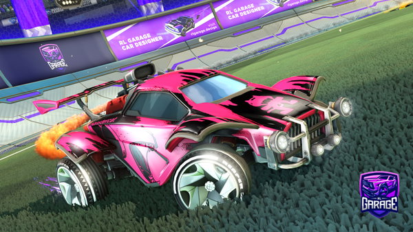 A Rocket League car design from Eyenotal