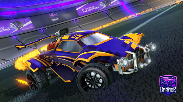 A Rocket League car design from Izzle777