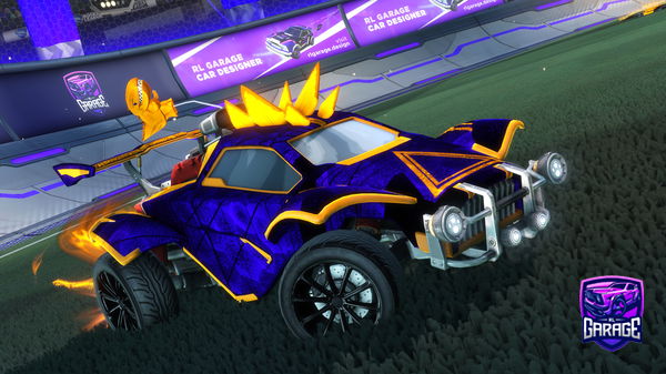 A Rocket League car design from Klemx2z