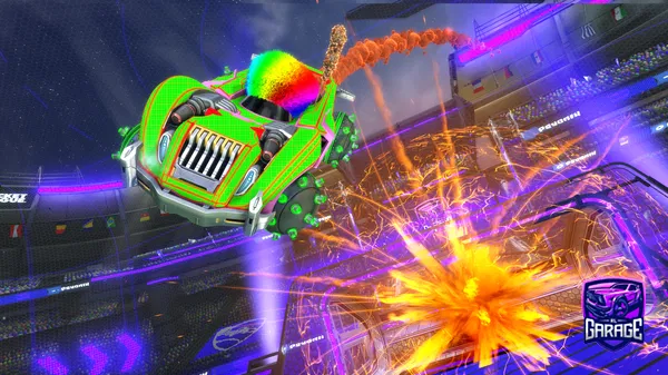 A Rocket League car design from alpogah