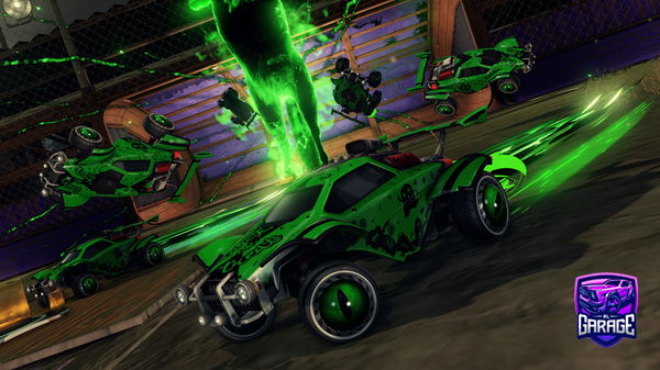 A Rocket League car design from Creeper7369_