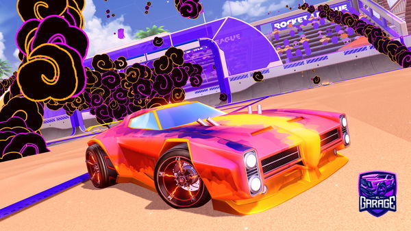 A Rocket League car design from greenmainframe4ever