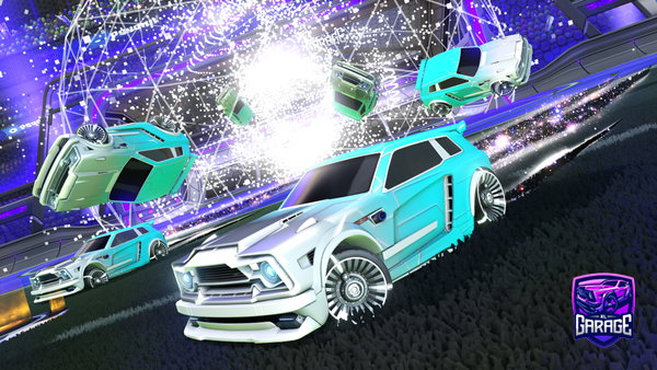 A Rocket League car design from Frostnite_Joel