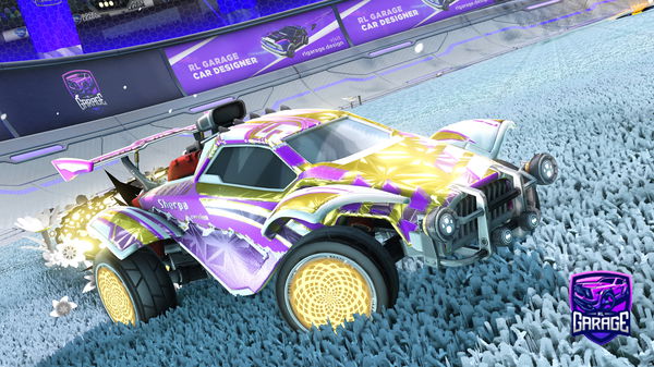 A Rocket League car design from Sneezebar