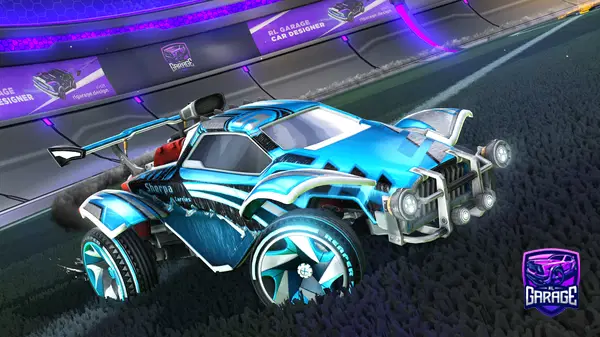 A Rocket League car design from D1OX1C