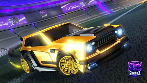 A Rocket League car design from Verrkami